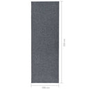 snavsbestandig tæppeløber 100x350 cm grå