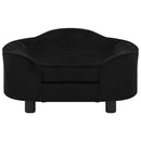 hundesofa 67x47x36 cm plys sort