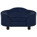 hundesofa 67x47x36 cm plys blå