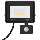 LED-projektør med sensor 30 W kold hvid