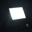 LED-projektør med sensor 50 W kold hvid