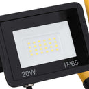 LED-projektør med håndtag 20 W varm hvid