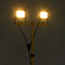 LED-projektør med stativ 2x30 W varm hvid