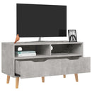 tv-bord 90x40x48,5 cm konstrueret træ betongrå