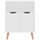 skænk 60x30x72 cm konstrueret træ hvid