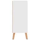skænk 60x30x72 cm konstrueret træ hvid