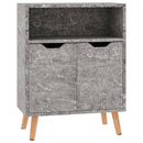 skænk 60x30x72 cm konstrueret træ betongrå