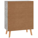 skænk 60x30x72 cm konstrueret træ betongrå
