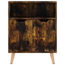 skænk 60x30x72 cm konstrueret træ røget egetræsfarve