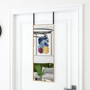 dørspejl 30x80 cm glas og aluminium guldfarvet