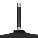 paraply 105 cm automatisk åbning sort