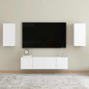 tv-bord 30,5x30x60 cm konstrueret træ hvid