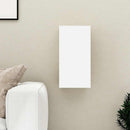 tv-bord 30,5x30x60 cm konstrueret træ hvid