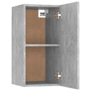 tv-bord 30,5x30x60 cm konstrueret træ betongrå