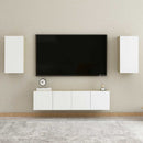 tv-bord 30,5x30x60 cm konstrueret træ hvid og sonoma-eg