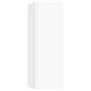 tv-borde 2 stk. 30,5x30x90 cm konstrueret træ hvid