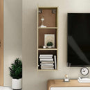 tv-bord 30,5x30x90 cm konstrueret træ sonoma-eg