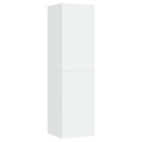tv-bord 30,5x30x110 cm konstrueret træ hvid