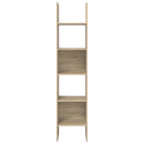 bogreol 40x35x180 cm konstrueret træ sonoma-eg