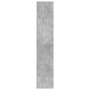 bogreol 40x35x180 cm konstrueret træ betongrå