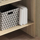 bogreol 60x35x180 cm konstrueret træ sonoma-eg