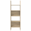 bogreol 60x35x180 cm konstrueret træ sonoma-eg