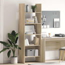 bogreol 60x35x180 cm konstrueret træ sonoma-eg