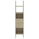 bogreol 40x35x180 cm konstrueret træ sonoma-eg