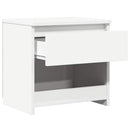 sengeborde 2 stk. 40x30x39 cm konstrueret træ hvid