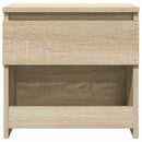 sengebord 40x30x39 cm konstrueret træ sonoma-eg