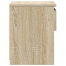 sengebord 40x30x39 cm konstrueret træ sonoma-eg