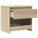 sengebord 40x30x39 cm konstrueret træ sonoma-eg