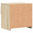 sengeborde 2 stk. 40x30x39 cm konstrueret træ sonoma-eg