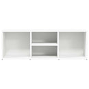 skoreol 105x35x35 cm konstrueret træ hvid