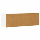 skoreol 105x35x35 cm konstrueret træ hvid