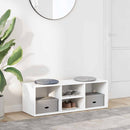 skoreol 105x35x35 cm konstrueret træ hvid