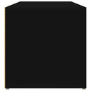 skoreol 105x35x35 cm konstrueret træ sort