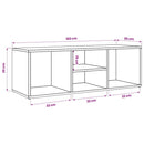 skoreol 102x35x35 cm konstrueret træ sonoma-eg