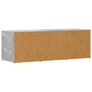 skoreol 105x35x35 cm konstrueret træ betongrå