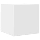 væghængt tv-skab 30,5x30x30 cm hvid