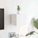 væghængt tv-skab 30,5x30x30 cm hvid