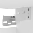 væghængt tv-skab 30,5x30x30 cm hvid
