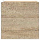 væghængt skab 30,5x30x30 cm sonoma-eg