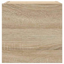 væghængte skabe 2 stk. 30,5x30x30 cm sonoma-eg