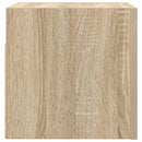 væghængte skabe 4 stk. 30,5x30x30 cm sonoma-eg