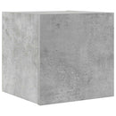væghængt tv-skab 30,5x30x30 cm betongrå