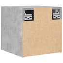 væghængt tv-skab 30,5x30x30 cm betongrå