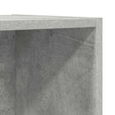 væghængt tv-skab 37x37x107 cm konstrueret træ betongrå