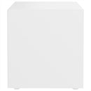 tv-bord 37x35x37 cm konstrueret træ hvid