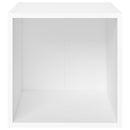 tv-borde 2 stk. 37x35x37 cm konstrueret træ hvid